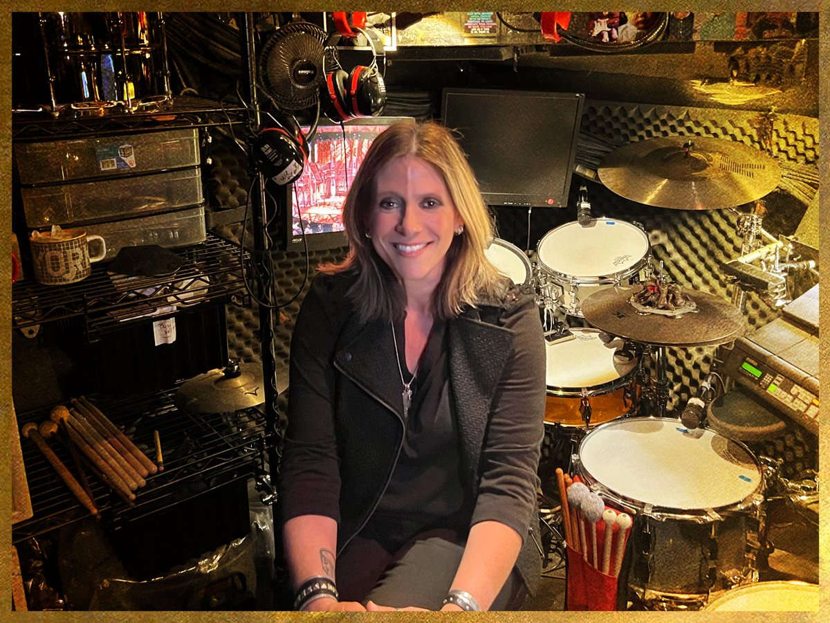 What better way to celebrate #WomensHistoryMonth than welcoming Dena Tauriello, the first woman drummer to play #HamiltonBway!