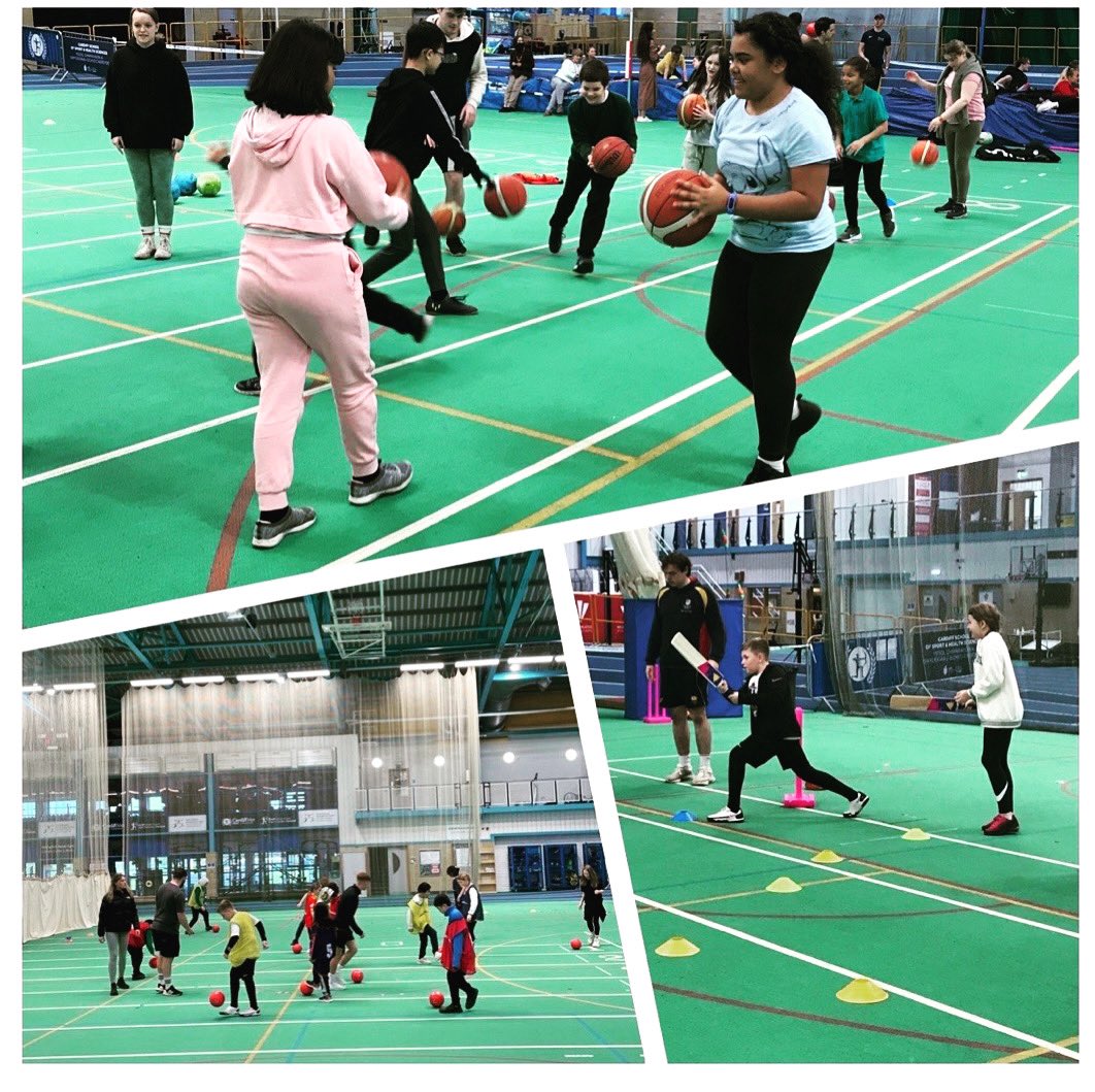 Springwood_Prm's tweet photo. Year 5 and 6 loved their session @cardiffmet this morning, playing different sports and developing their skills! 
#springyear5and6 #springhealthandwellbeing https://t.co/cGt7MAAklO
