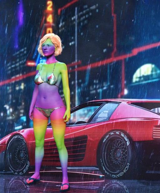 Cyberpunk NFT tweet media