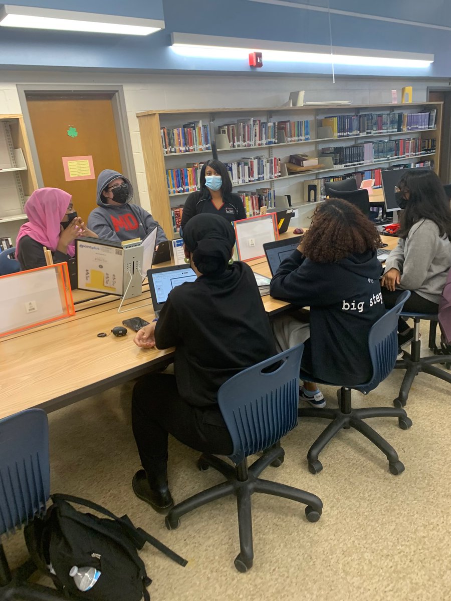 NCHSLibrary's tweet photo. Another successful planning meeting with our media student advisory board. I have the greatest team of young leaders. https://t.co/MVgfESRj3U