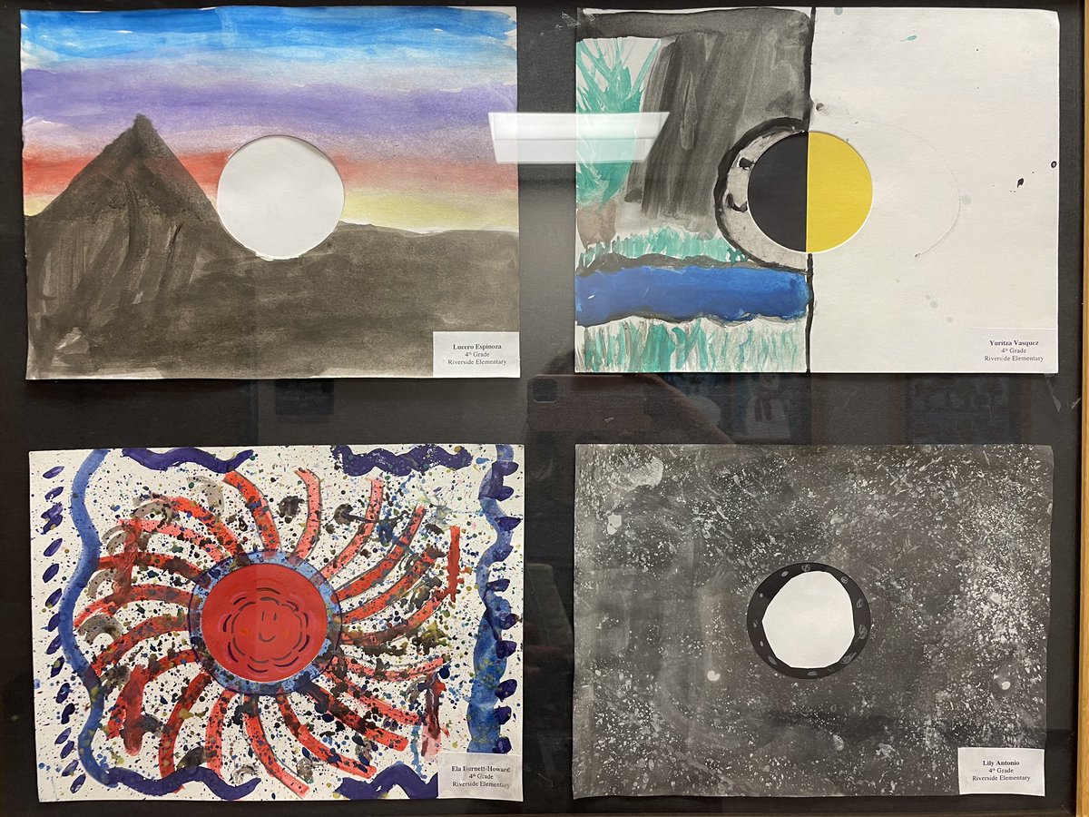 JessHughesfdl's tweet photo. Riverside Scholars have art work displayed at the FDL School District administration building for the community to enjoy. #FondyPride #RiversideStrong @FDL_Riverside https://t.co/VOis3hoD4v
