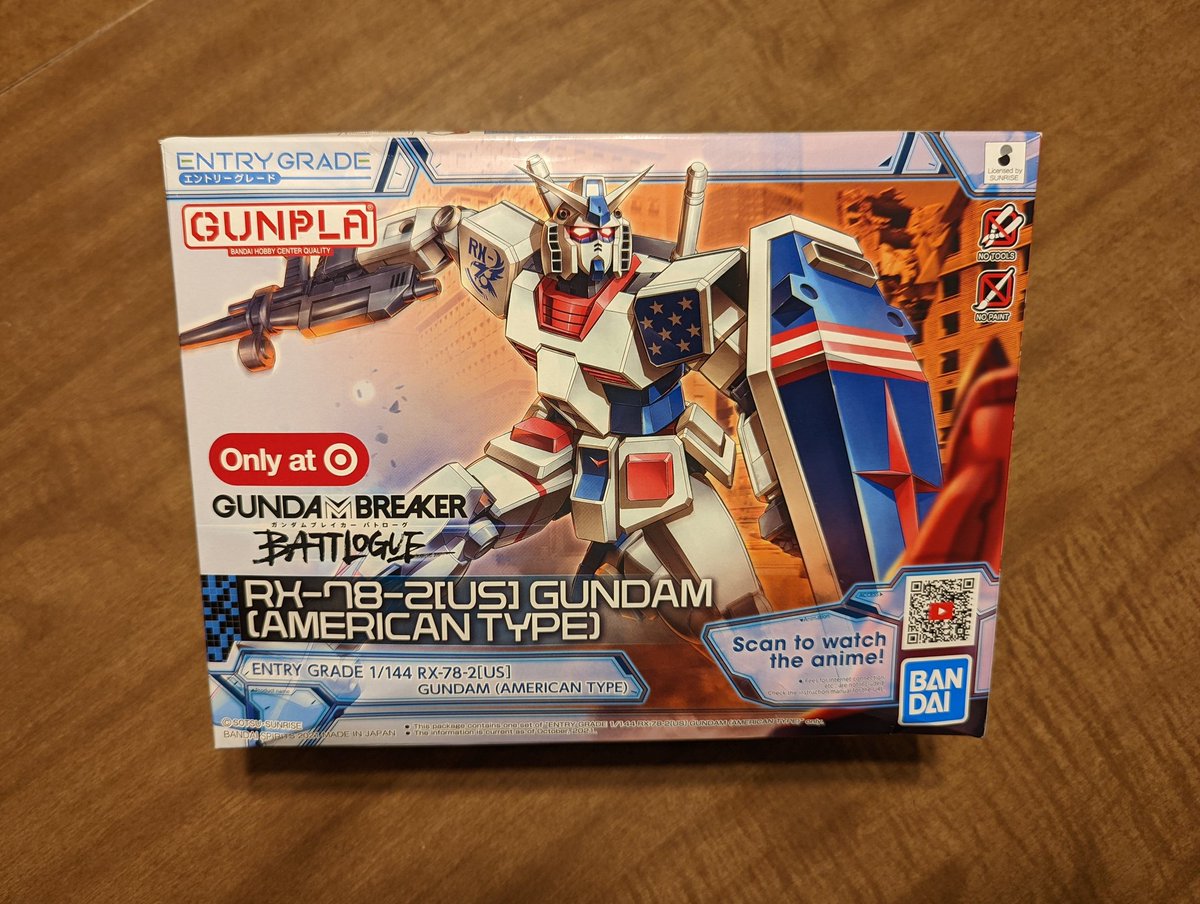 DoktorQwerty's tweet photo. I've acquired the best Gunpla in existence. 🇺🇲🇺🇲🇺🇲 https://t.co/PJ4ubzfkep