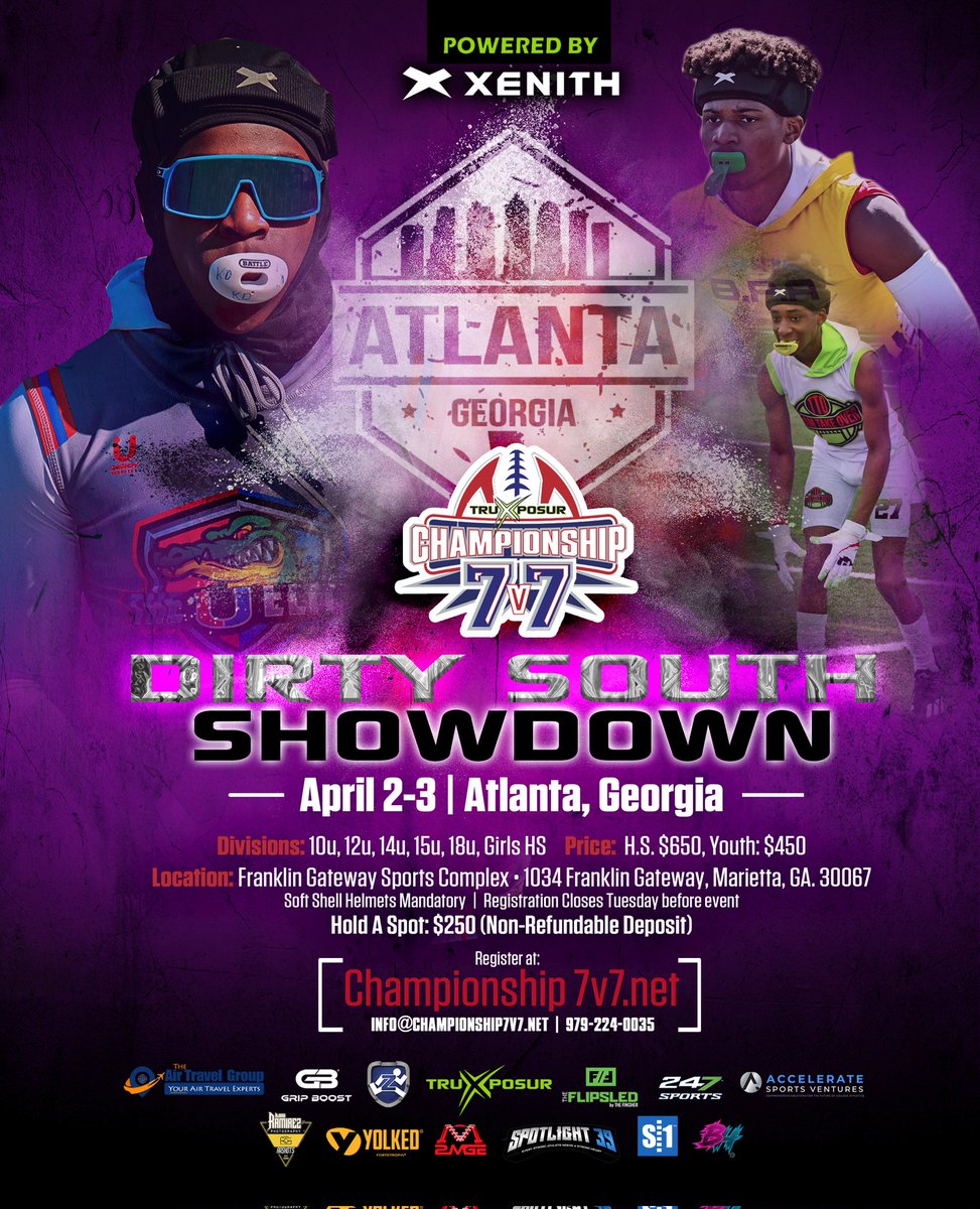 Welcome <a href="/MikeEvansElite/">Mike Evans Elite 7v7</a> to the #DirtySouthShowdown In The ATL