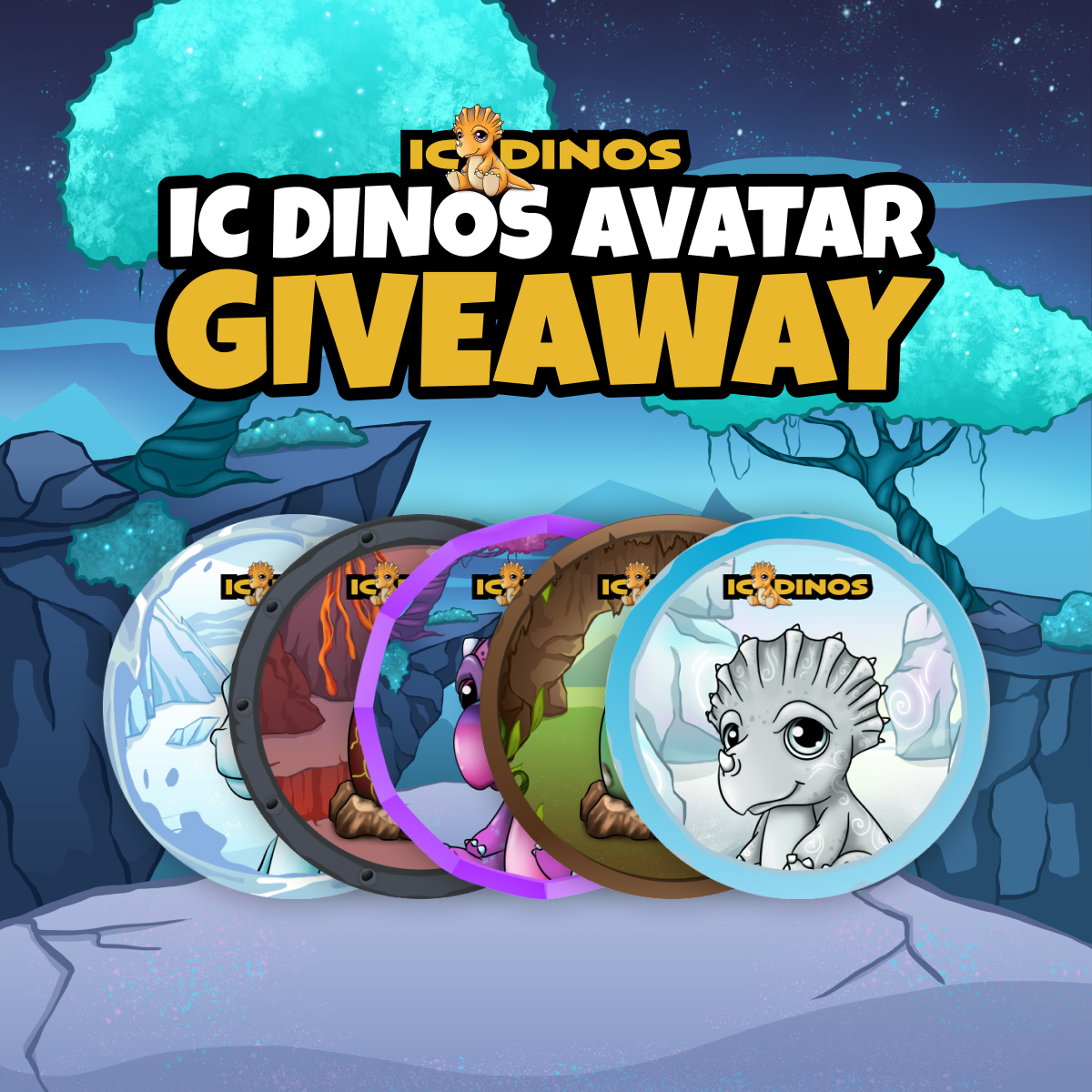 icdinos's tweet photo. 3 DINOS TO GIVE AWAY!

1. Make sure that you have your IC Dinos NFT as your twitter profile pic (egg or dino is fine).🦖 https://t.co/rG9yKTronH

2. Post a screenshot of your favourite IC Dino that you own and tag a few friends🧑‍🤝‍🧑

3. Give this a good old re-tweet 🔁

#icp #nft https://t.co/Bgvz36Fz0x