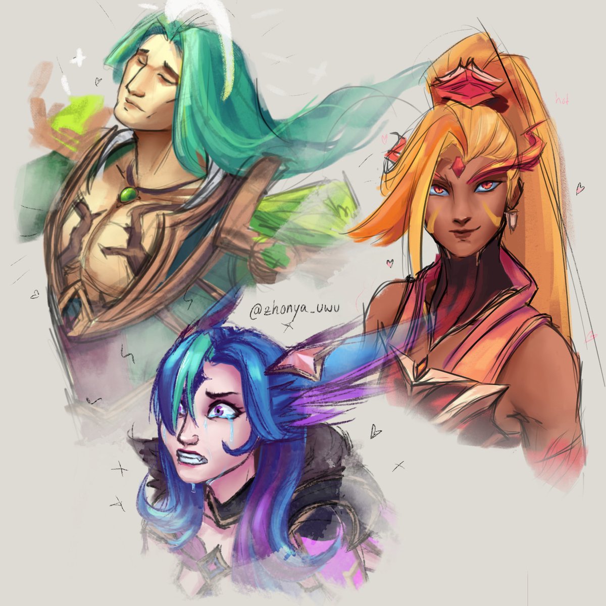 「Chromas are nice #ArtofLegends 」|Zhonyaのイラスト