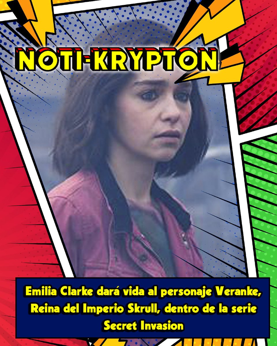 LaUltimaHijadeK's tweet photo. #EmiliaClarke #SecretInvasion #Veranke #Marvel https://t.co/3ObcwEc8RG