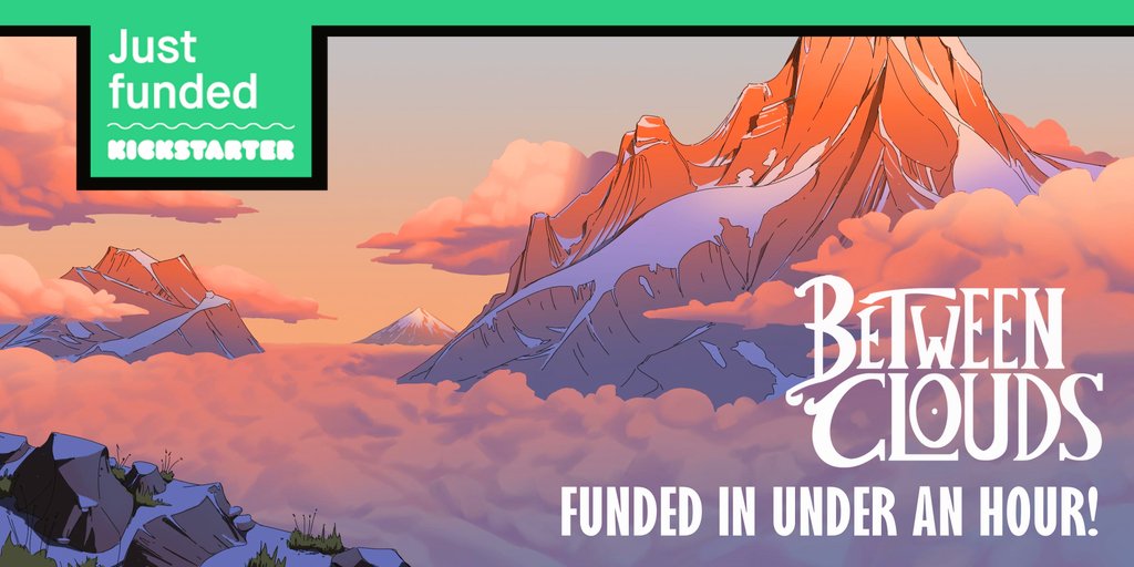 AndiMakesGames's tweet photo. Y'ALL Between Clouds got funded in under an HOUR!! 😱 Thank you all for the support 💞 the project is still live, click the link to back it now! https://t.co/jtFXPmy2oS #rpg #ttrpg #dnd #indierpg #queer #lgbt #trans #betweenclouds #Kickstarter #crowdfunding https://t.co/79EUys6Ugq