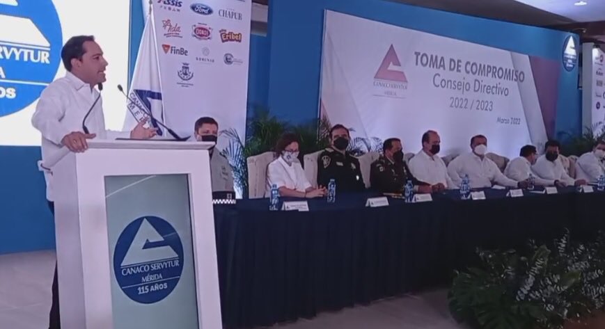 Le deseo mucho éxito al nuevo consejo directivo de <a href="/canacomerida/">canacomerida</a> y a su presidente Iván Rodriguez G

Estoy seguro con su liderazgo y visión podrán continuar el camino de crecimiento del sector terciario de la economía Yucateca. 

A seguir trabajando en equipo para lograrlo 🤜🏽🤛🏽