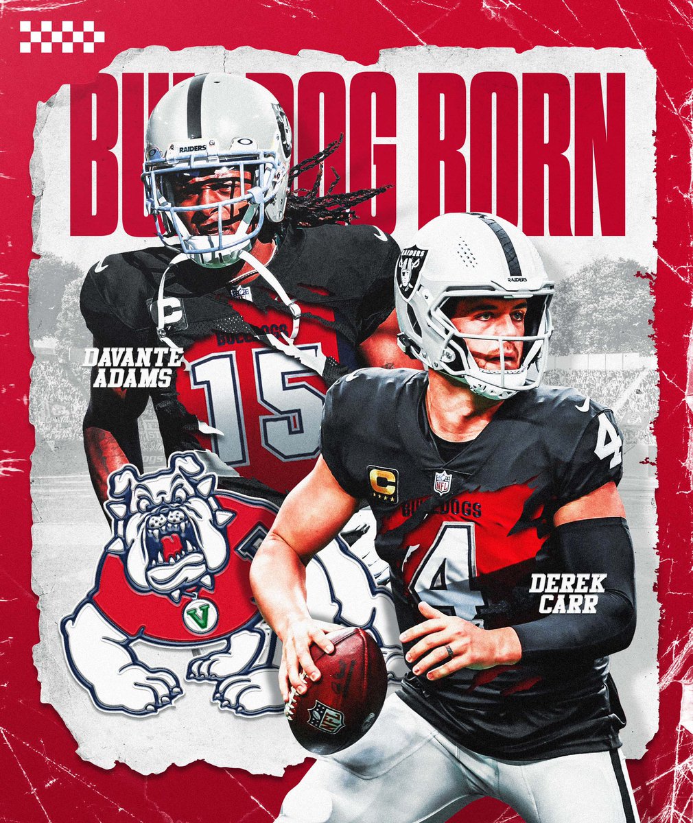 Together again, and always #BulldogBornBulldogBred 🤝

<a href="/Raiders/">Las Vegas Raiders</a> | <a href="/derekcarrqb/">Derek Carr</a> | <a href="/tae15adams/">Davante Adams</a>