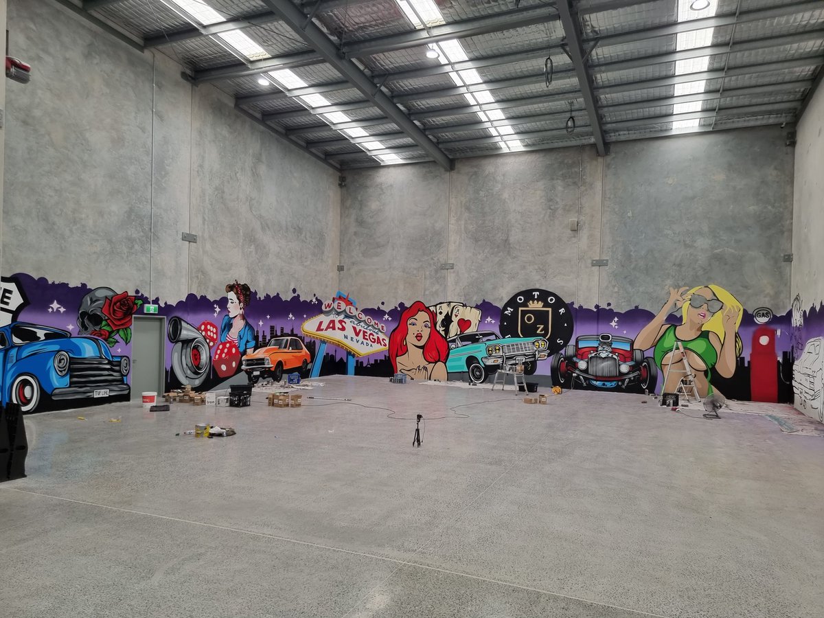 Drule_art's tweet photo. Wip....
Loving this car themed mural https://t.co/DMWIT83CIp