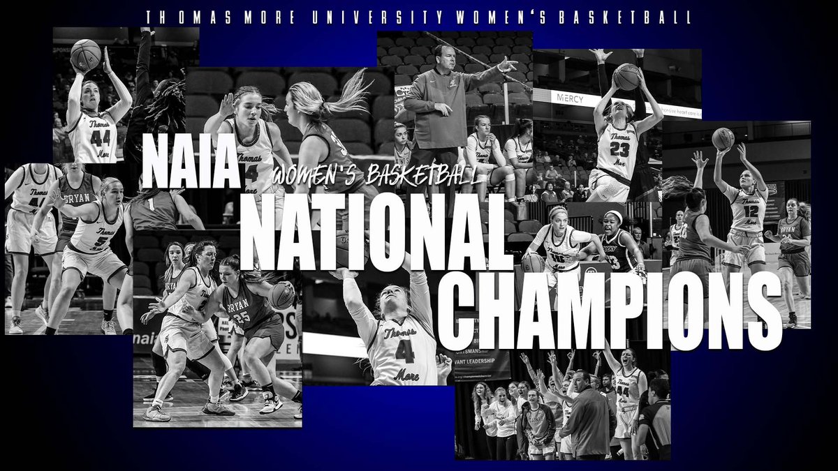The 2022 NAIA Women's Basketball National Champions 😎
<a href="/TMWBasketball/">Thomas More Women's Basketball</a> 

#LetsGoSaints