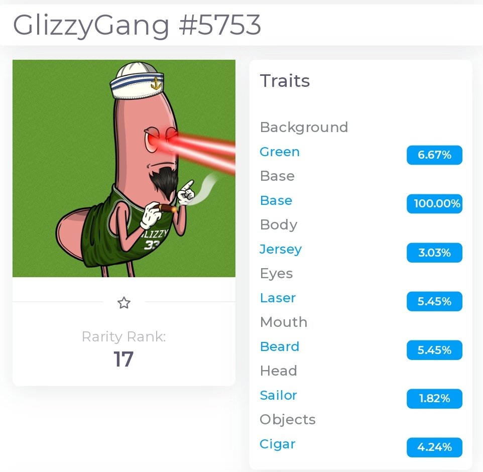 catbarecrypto's tweet photo. To support @GlizzyGangCNFT community, I am giving away 1 Glizzy Gang #CNFT Rank 17 🔥

RULES:
1. Follow @GlizzyGangCNFT
and @catbarecrypto 
2. Like and RT ❤️
3. Tag 3 Friends 

Winner announced at 48H 🏆

Goodluck 🎉
#CNFTCommunity  #CNFTGiveaways #Cardano #Giveaways #CNFTdrop https://t.co/b30bpZlP6U