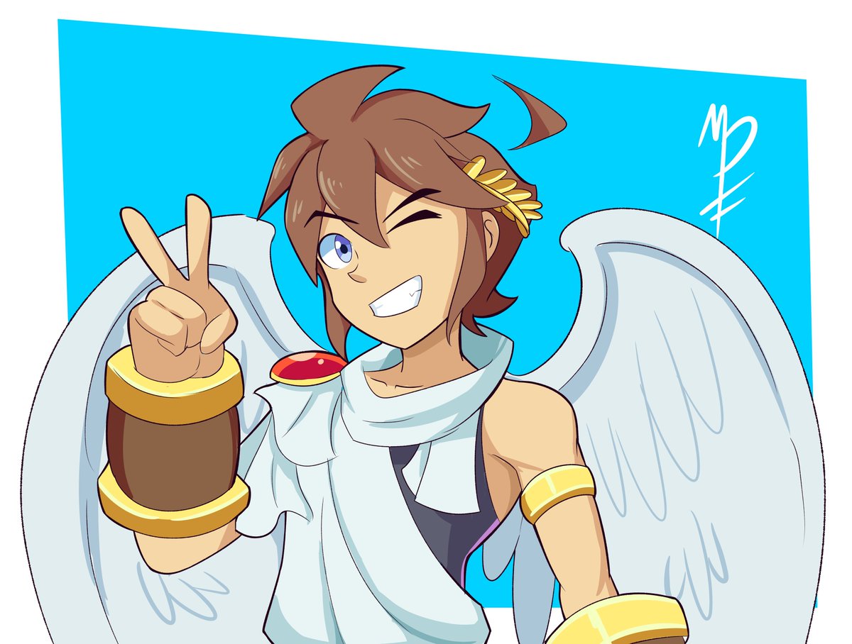ThyMrPenguin1's tweet photo. 10 years to one of my all time favorite games!!!🥳🥳🥳

Here a redraw of one of my first digital drawings to celebrate😋
#KidIcarus #KidIcarusUprising #10yearsofUprising https://t.co/9ekUO33LDA