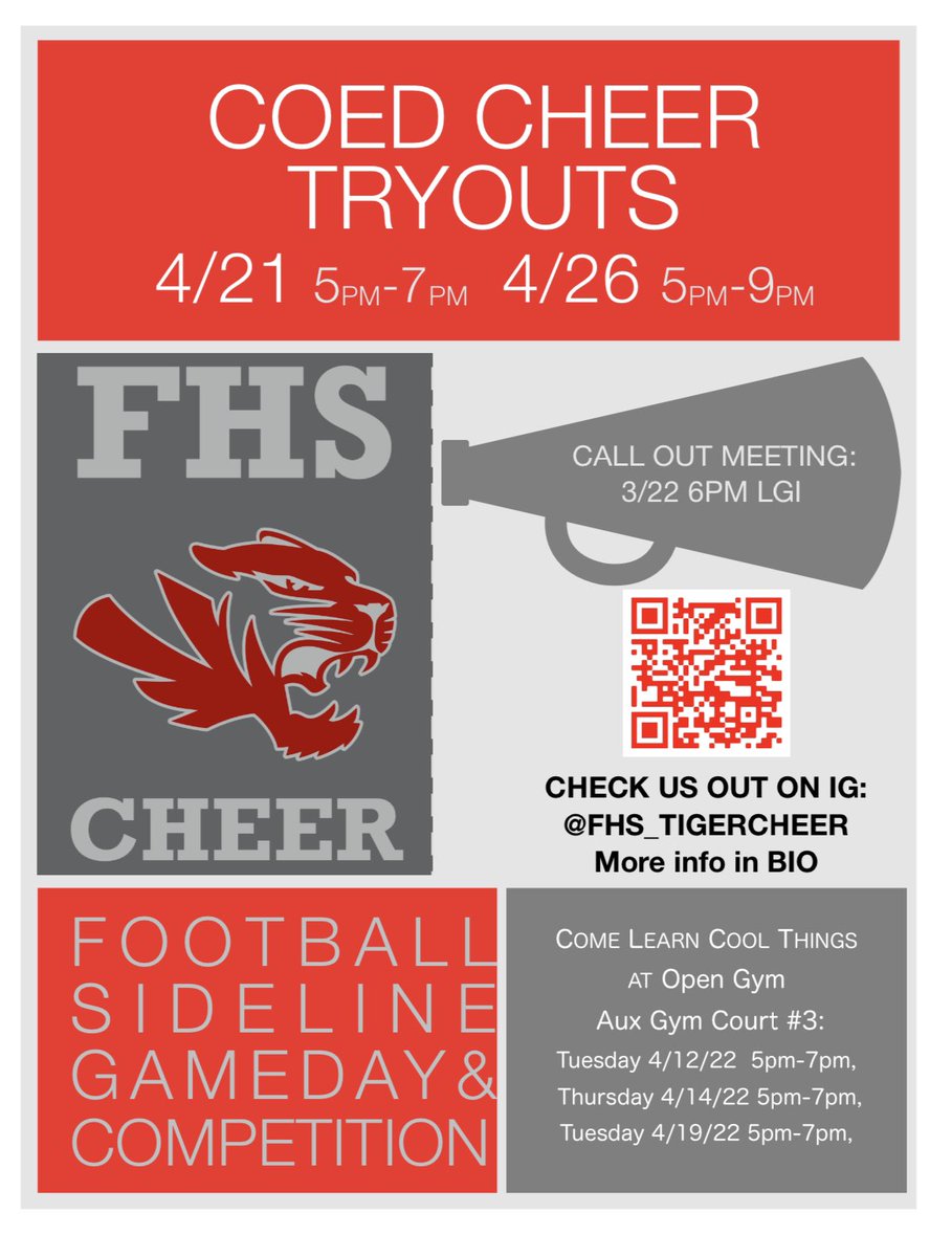 Official ♥️🐅 <a href="/FHSTigers/">FHS Tigers Athletics</a>