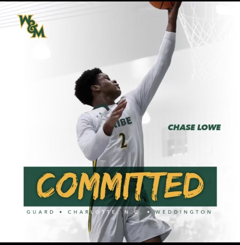 I am excited to announce my commitment to William and Mary where I will continue my academic and athletic career!  Thank you to my family, coaches, scouts, and friends who have helped me get to this point in my basketball career. I could not be more grateful. Go Tribe🟢🟡
