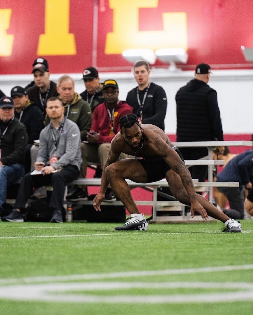AntT80's tweet photo. Blessed to be apart of Iowa State’s Pro Day. The journey continues…✍🏾 https://t.co/Im5txyAYAu
