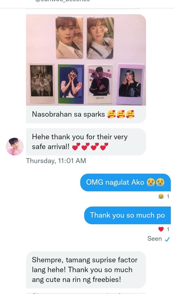 Astrobyeol2022's tweet photo. Thank you so much 🥰 
#AstroByeol22_Proofs https://t.co/JVp7aylaEW