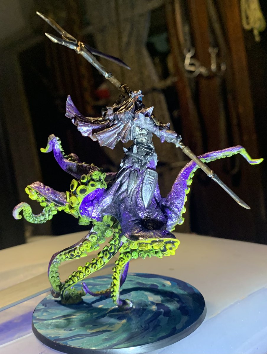 NavajoBirdsong's tweet photo. #MassiveDarkness2 #RoamingMonster #TheReaper #painting Iβll try n get better photies in daylight.. https://t.co/tBevnBudGg