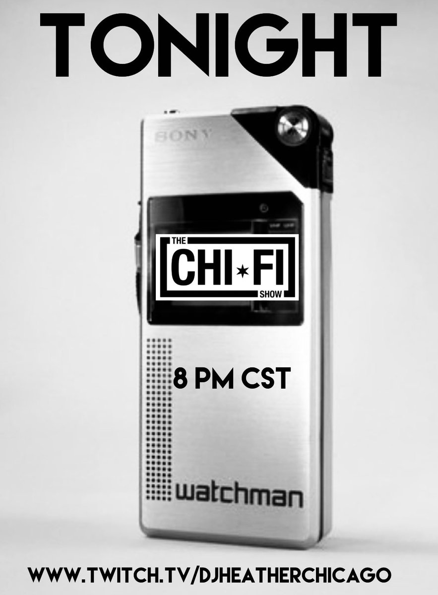 djheather's tweet photo. #Tonight #Online The return of #TheChiFiShow with yours truly starting at 8 pm cst. Follow me at https://t.co/POyH3meW6I to get notified when I go live! #JoinInTheChat 📺💻📱📡🖤🗣💥 https://t.co/Iku8rffG4W
