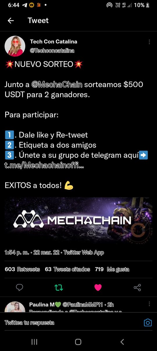 neylore1929's tweet photo. @Techconcatalina @MechaChain Participando ✌️😎 https://t.co/DTLxlHhPyg