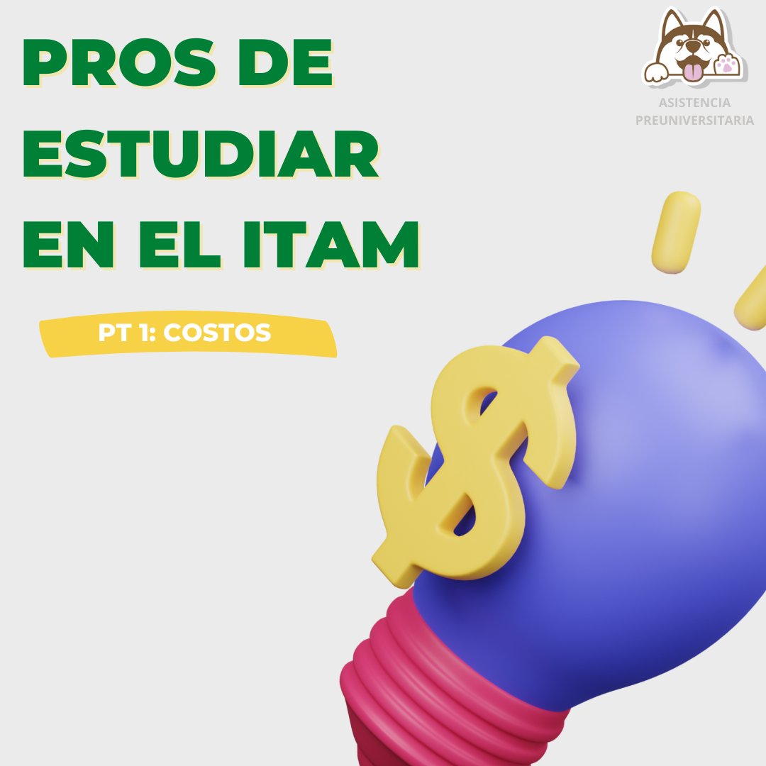 AspirantesITAM's tweet photo. ¡Estudiar en el ITAM tiene un montón de ventajas! 💯🙌
Una de ellas es el costo de nuestras carreras en comparación con otras universidades privadas ✅💡
#ColmilloITAM #ComunidadITAM https://t.co/0jTKtfewtt