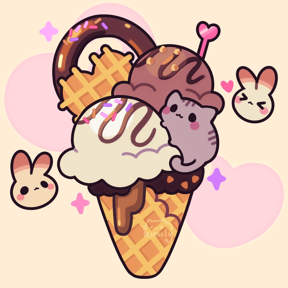 KimilyCatfe's tweet photo. which scoop is your favorite?
vanilla, chocolate, or kitty? 😋💕🍦
#berrurii2k https://t.co/heWPDsbElE