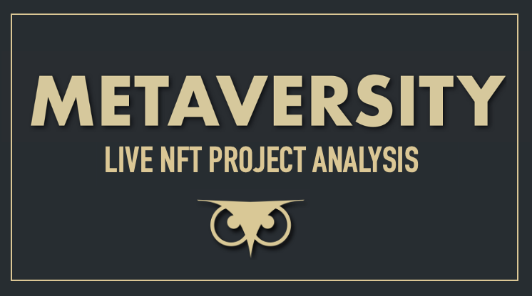 MetaversityU's tweet photo. Hey holders...we'll see you at 9pm EDT via discord chat. 👀👀👀 https://t.co/loFBOByttV