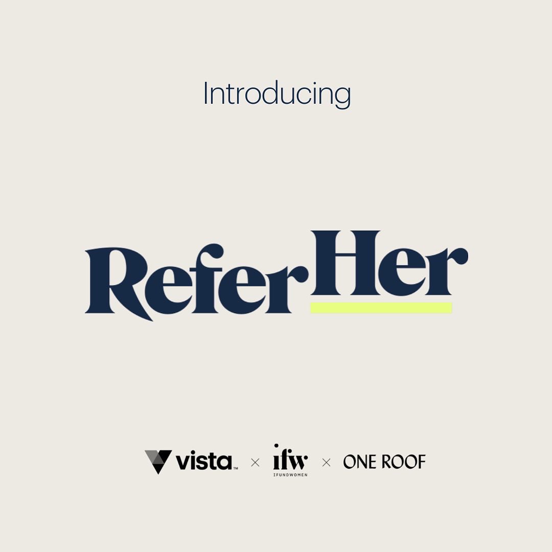 weareoneroof's tweet image. We are so excited to announce ReferHer a program we are involved in led by @Vistaprint @IFundWomen to support women-led small businesses in Syd. Apply for access to capital, biz coaching &amp;amp; connections via ifundwomen.com/vista-referher