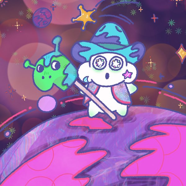 CowgirlsNFT's tweet photo. Our collab piece with @clowncontrolnft has been sent to winners 🤍🤡

Here is the revealed piece! https://t.co/Hk7oTMm2qL