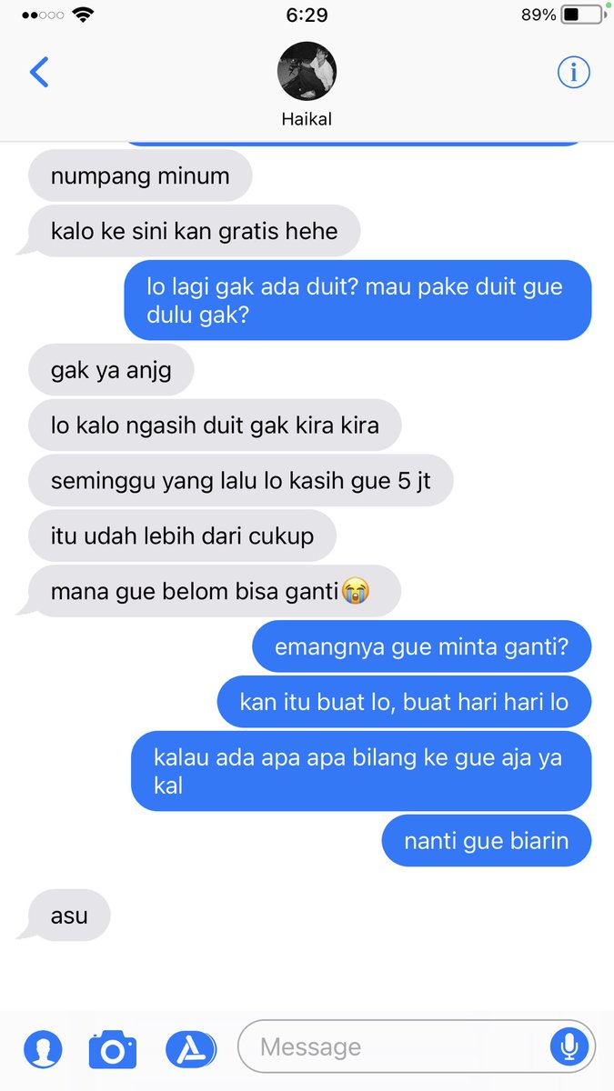 sweetnightaee_'s tweet photo. 4. Haikal masih suka kaget kalau temennya ini orang kaya yang gak pelit😔 https://t.co/IDA7M2n9PF