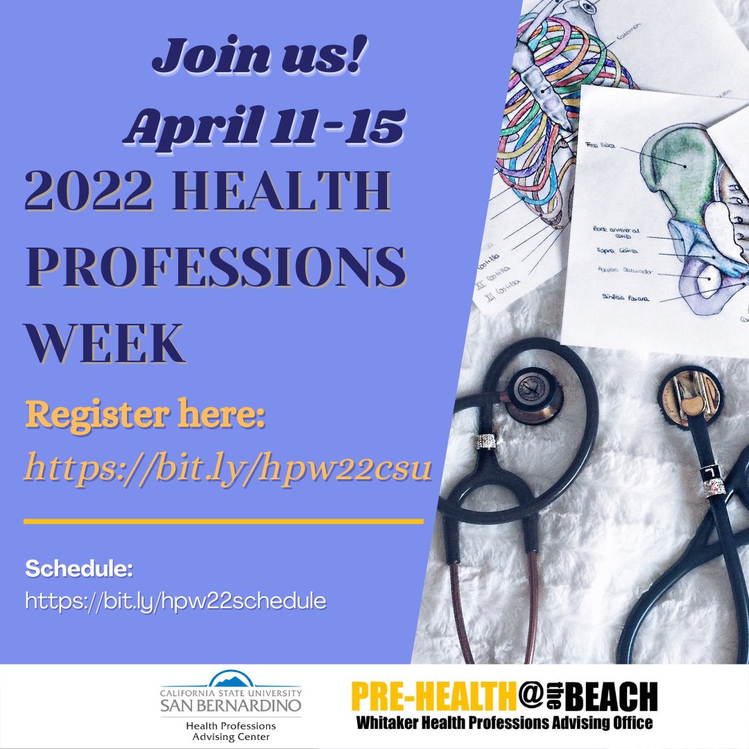 April 11-15, 2022. 10:00am-3:00pm virtual 
REGISTER HERE at ow.ly/TOqU50IoJw9
View our guest speakers here: ow.ly/fHZE50IoJw4