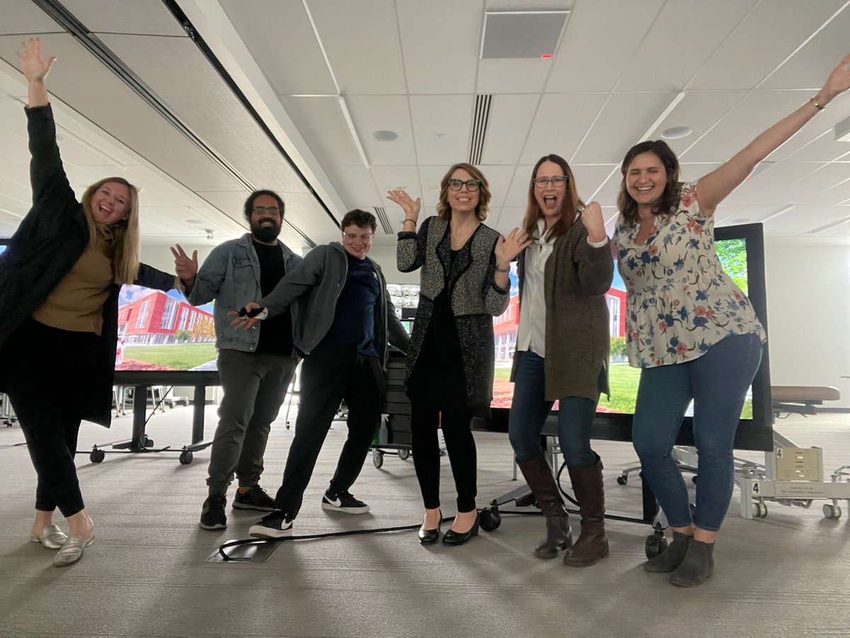 When partners become part of your work family! <a href="/T1Vcollaborate/">T1V</a> #highered #hybridlearning #classroomtech