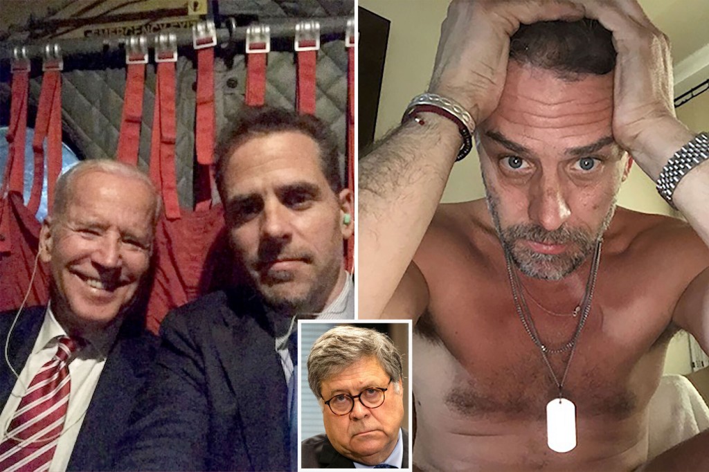 nypost's tweet photo. Barr: Biden 'lied to the American people' about his son Hunter's emails https://t.co/LepsR1CJ9T https://t.co/fkw831qr4V