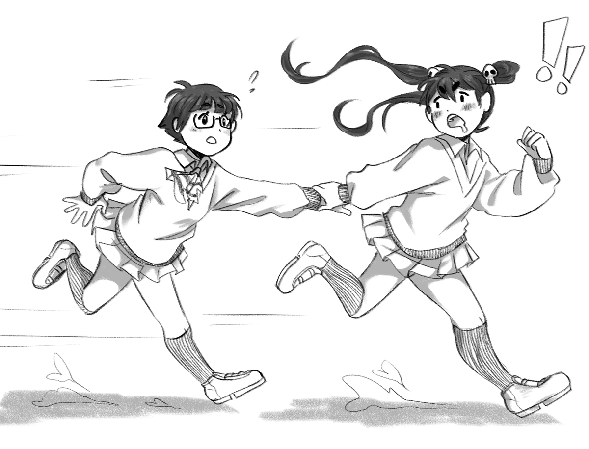 Quick doodle to celebrate the announcement that my all time fav manga is getting an anime adaptation......... ive been on the floor sobbing for an hour now.............. so deserved. I love them!!!!!!!!!! 