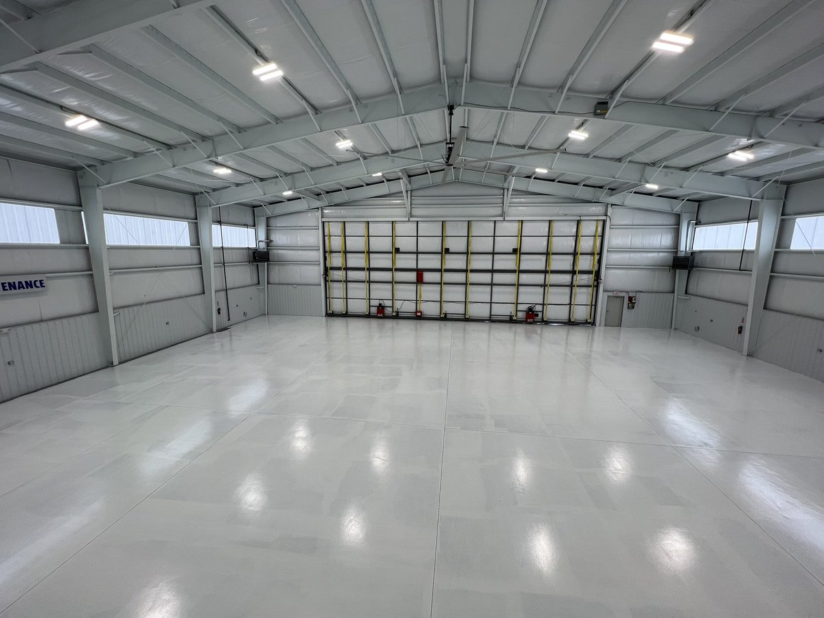 That new epoxy floor shine! Opening soon at Conway!