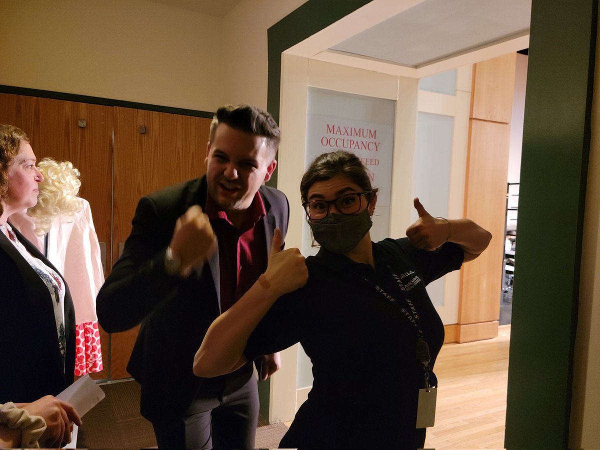 RebeccaAvilesR1's tweet photo. Our amazing music teachers...pumped and ready to bring their show on!
#pcsdpride https://t.co/AhByLSdXHj