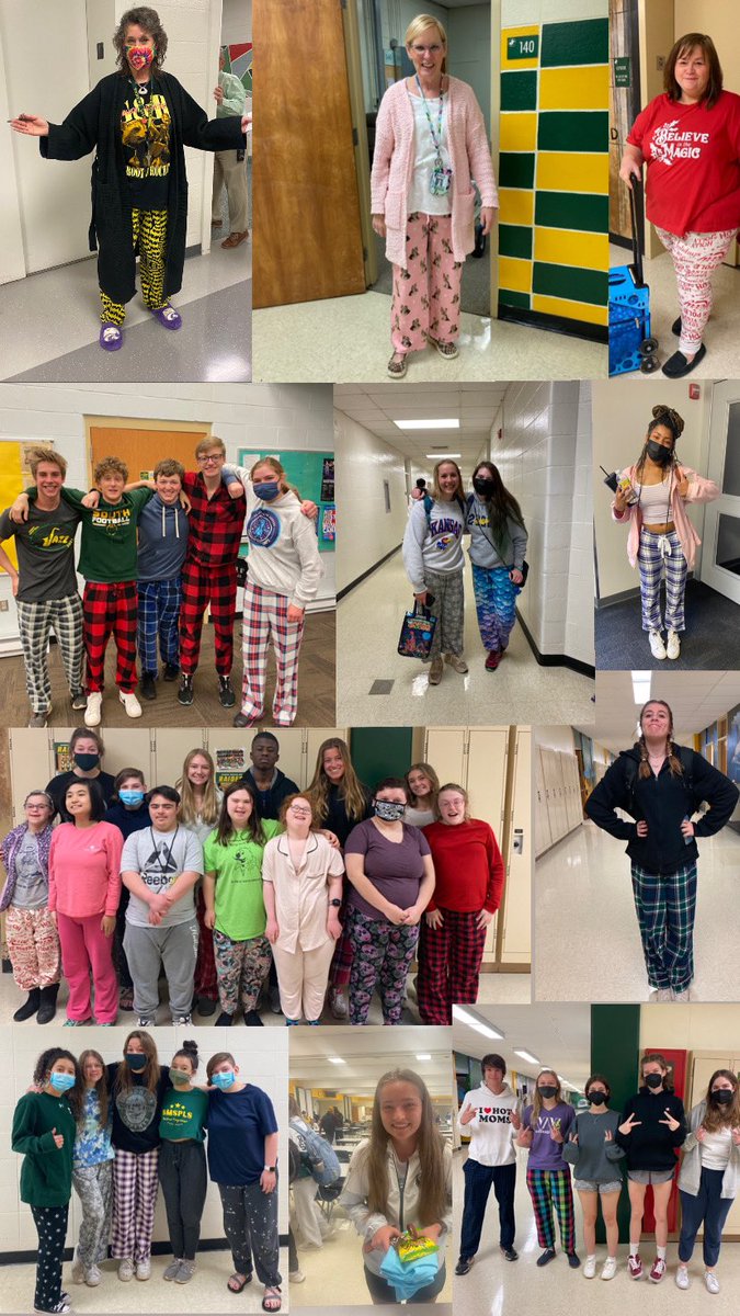 End The R-Word Day 2: ✅. Raider staff and students really brought out their comfy clothes today. On Wednesdays we wear pink; see you then!!!!!! <a href="/SMSouthTDain/">Dr. Todd Dain</a> <a href="/APBogart/">Dr. Justin Bogart</a> @MrPageSMS <a href="/SMSRaidersAD/">Mark Mahoney</a> <a href="/SouthPep/">SMS Pep Club</a>