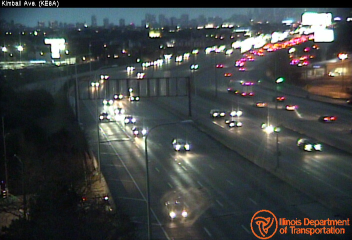 WBBM1059Traffic's tweet photo. The last of the rush hour delays remain on the inbound #KennedyExpressway where it's heavy from #KimballAvenue to #OhioStreet.  #ChicagoTraffic @WBBMNewsradio https://t.co/ohs71LitJa