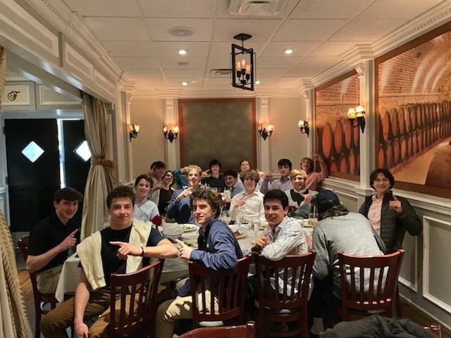 pmhsvarsitypuck's tweet photo. A big Thank You to La Fontanellas and Florio for hosting our team.  We  celebrated our state championship in style!
@lafontanella_Ph https://t.co/bcKDJCV4X0