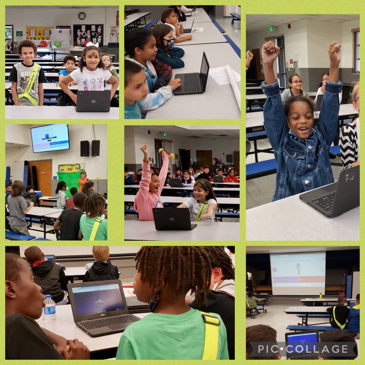MCPS_Sunrise's tweet photo. A little fun today reviewing ✏️ skills while playing Team Kahoot at Writing Boot Camp! #topscorewriting @anniehembrook https://t.co/rSaSiUz6F4