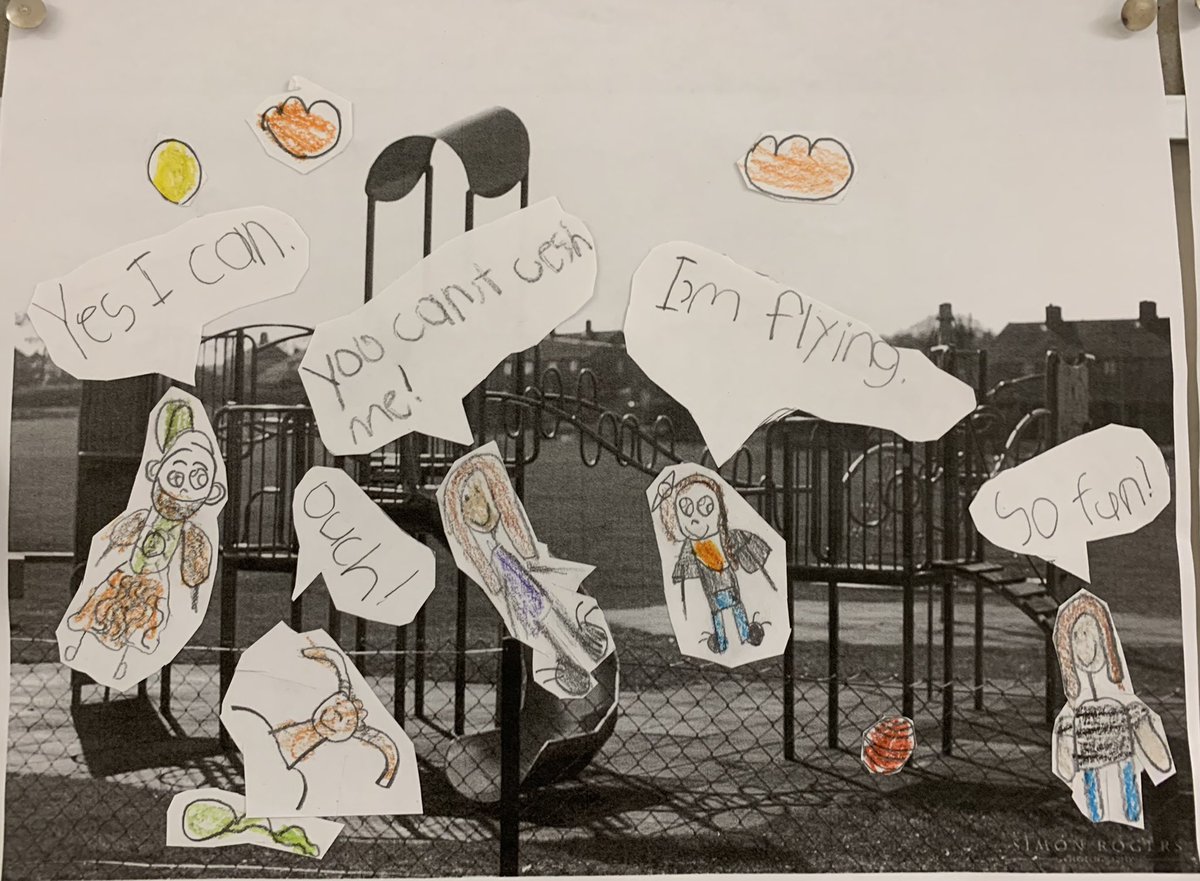 Serone_Students's tweet photo. Learning from Mo Willems in our author study. My friends were inspired by the illustrations in “Knuffle Bunny” for their writing. So much life in these pictures! ✏️ @SugarlandES @The_Pigeon #learningisfun https://t.co/91pcRndE5V