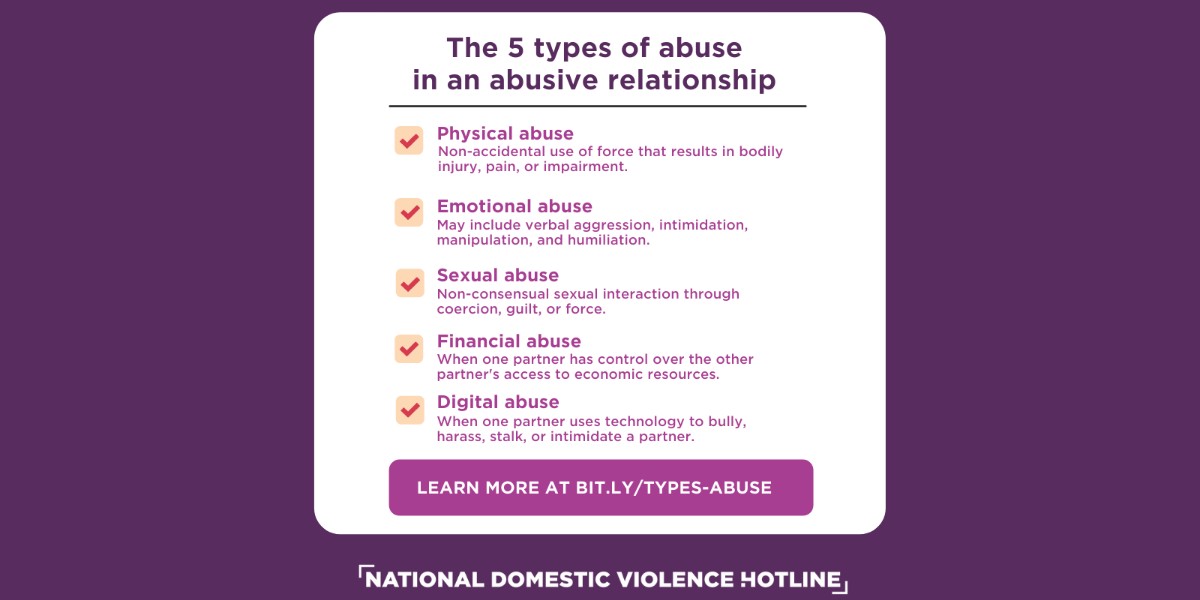 WomansHospital's tweet photo. Every relationship is different, and domestic violence doesn’t always look the same. If you have concerns about what’s happening in your relationship, contact the @ndvh at 1-800-799-SAFE (7233) or chat online at https://t.co/QpQhAIZooq.⁠ https://t.co/E0itDC0tNp