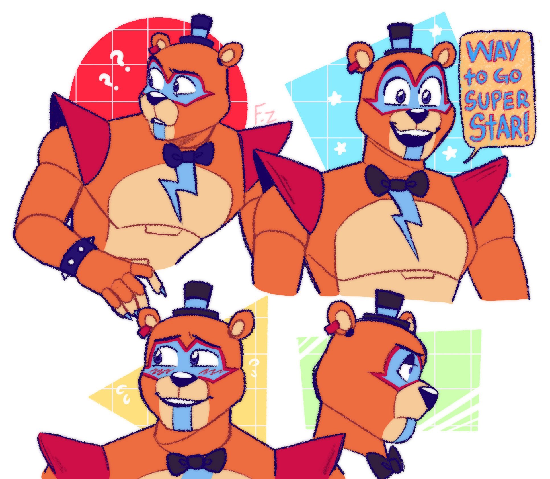 Monty X Glamrock Freddy Comic - olr3pel
