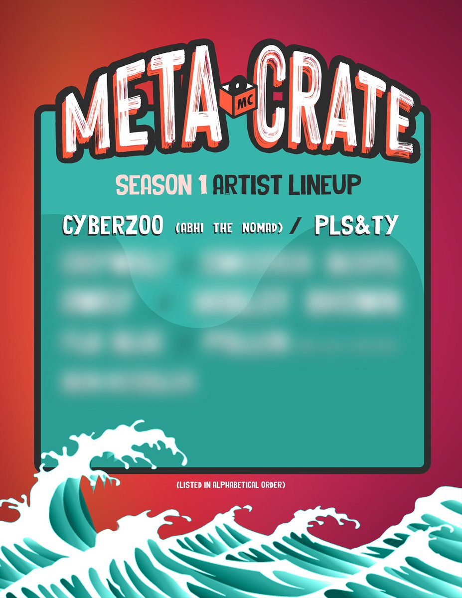 meta_crate's tweet image. 🚨 Announcing @plsandtybased as our second official MC artist! He brings plenty of experience in Web3 with his own Solana project, releases on Art Blocks, Foundation and SuperRare as well as being a Web2 legend playing shows with 3LAU, Deadmau5, RAC and more 💿🚀
