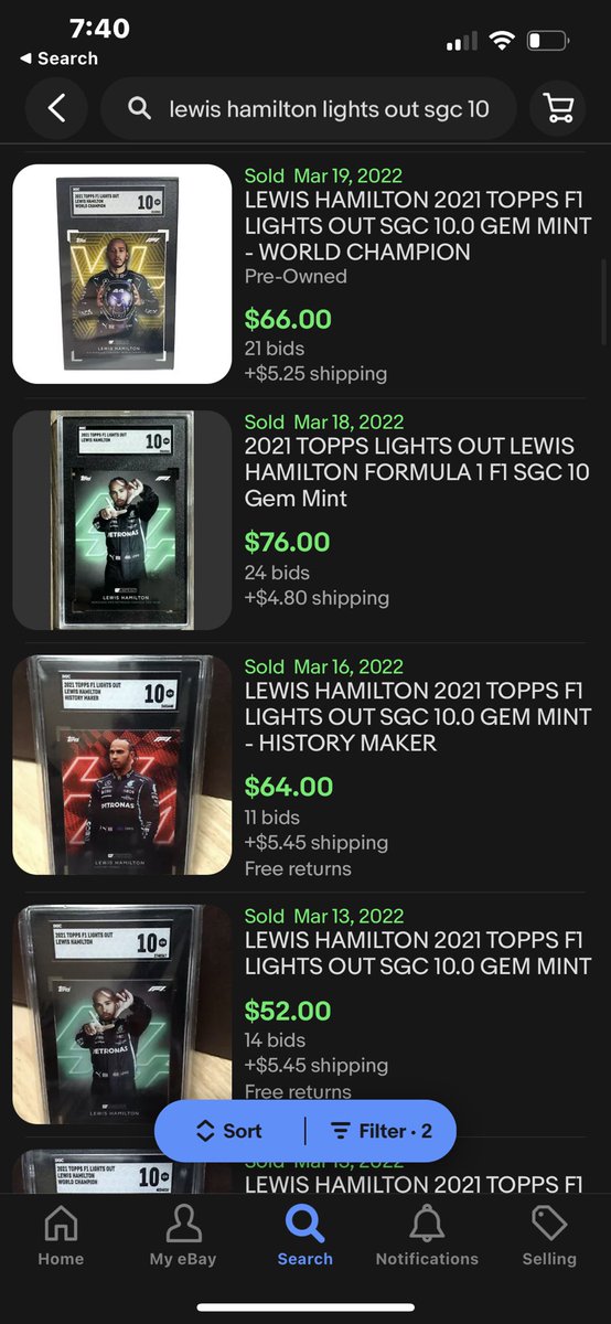 saulxdz's tweet photo. GIVEAWAY
I’m giving away this Topps Lights Out Lewis Hamilton SGC 10 to anyone who likes and retweets and also follows me. Anyone is welcome. Shipping is free as well. Winner chosen this Friday at 9pm cst. Tag a friend! Good luck! (Comp value attached) https://t.co/f7VsFoQlk5