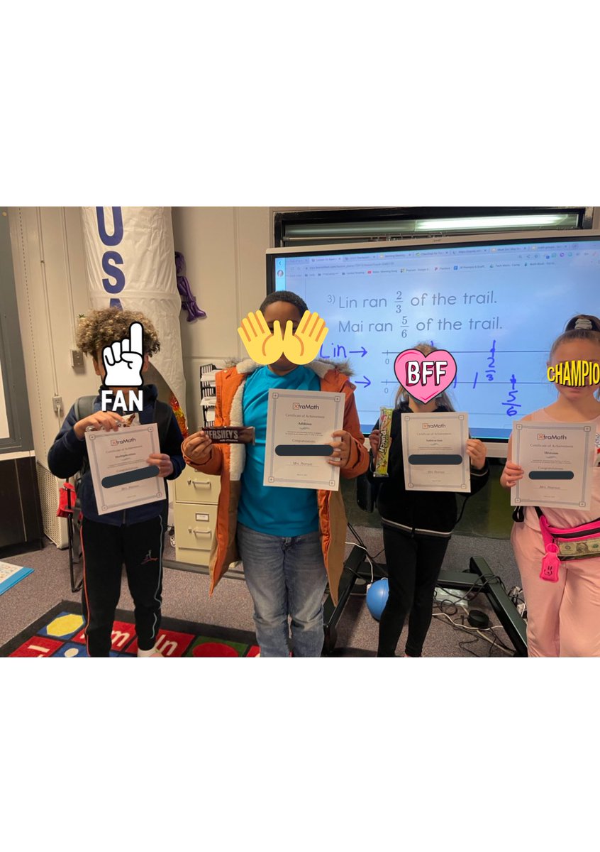 👀 at these FACT MASTERS! So proud of these Ss working at their own pace developing their #FactFluency thanks to @XtraMath_US ! @jcpsK5math @OkolonaES #PreparedandResilientLearners