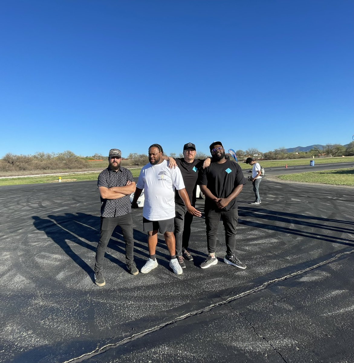 CoreyHosford's tweet photo. Day one In the books with the squad. *Micah Diaz *Uncle Gary @hertlife #ThisvsThat #Hoonigan #CarThings #NoPixel https://t.co/r4i6OsByI1