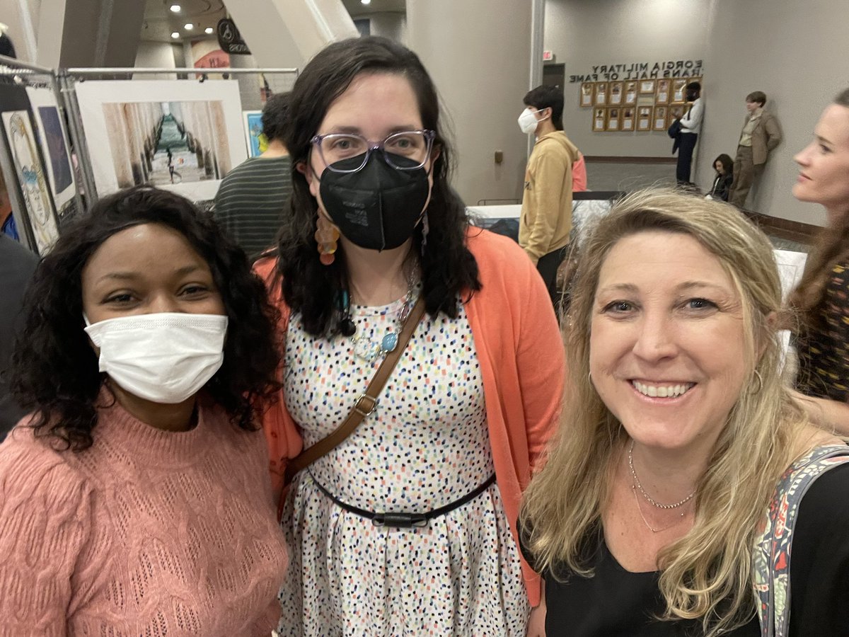 mslandersart's tweet photo. @DeKalbSchools representing at @GAEAforall #capitolartexhibit Thank you @SuptWoods for letting our students know how much you value the arts! Congrats Kyla &amp; Leo! Thanks for repping @DCSDRegion1 and @Chamblee_High at this years event!#dekalbartteachers #highschoolart #artadvocacy https://t.co/CsNcyMbU5R