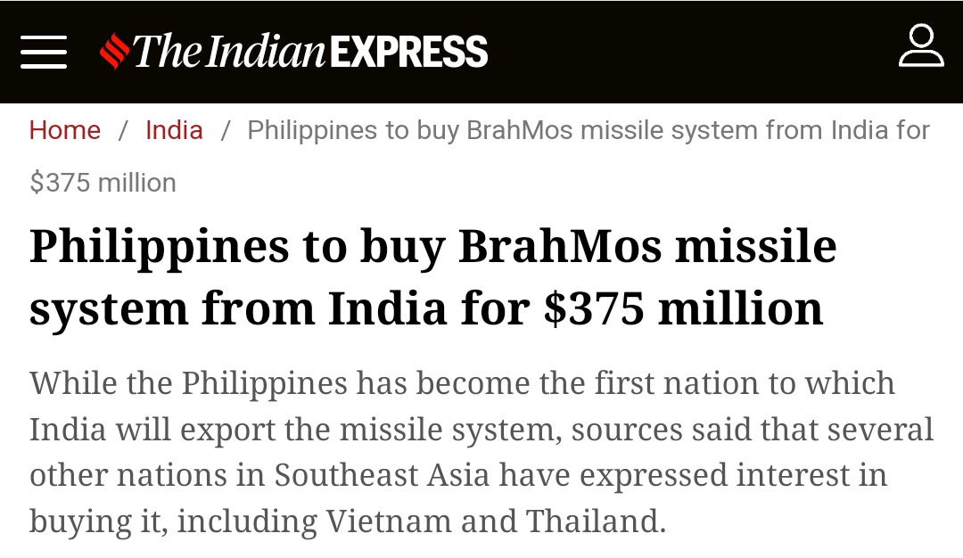 ozcrimenews's tweet photo. @dean_a_1984 Philippines bought USD$375m in missiles from India recently coz Chyna occupying illegal land to build a military outpost base nearby & media says nothing. Govts do nothing while Chyna creeps closer. #spratleys https://t.co/Xu4Q7CUgdj