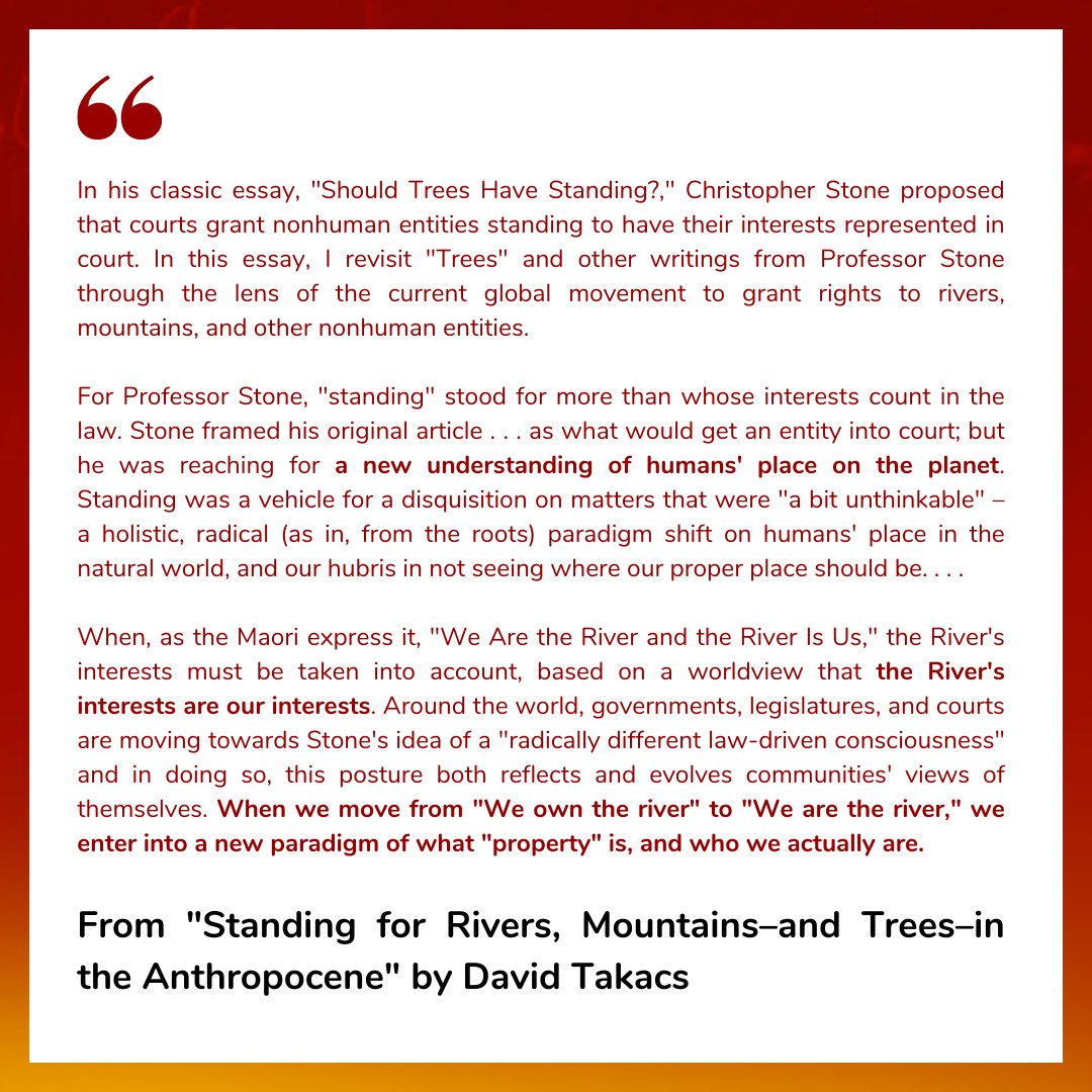 2 more days! Introducing our final featured speaker at the 2022 Chris Stone Symposium on Environmental Law, @UCHastingsLaw's David Takacs! RSVP today at the link in our bio or at bit.ly/usc-sclr-stone….
